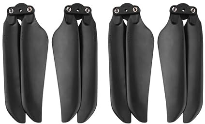 2 Paar geräuscharme Propeller, kompatibel für Autel EVO II/EVO II Pro, Drohnen-Propellerblätter, Quadcopter, Drohnen-Propeller-Requisiten, Schnellverschluss-Propeller, Ersatz-Ersatzzubehör