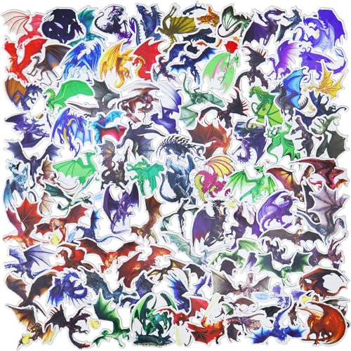 Huaxintoys Drachen Aufkleber Set, Dragon Vinyl Aufkleber für DIY Laptop Gepäck Kühlschrank Skateboard Auto Motorrad Fahrrad Phone Dekor Graffiti Sticker