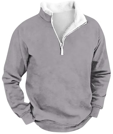 Rollkragenpullover Herren Jorden Tshirts Grey Hoodie Hoodie Rot Uhr T-Shirt Mit Kapuze Herren Sweater Leichte Jacke Herren I M Kenough Hoodie Jagdjacke Coole Winterjacken Herren(Light Gray,M)
