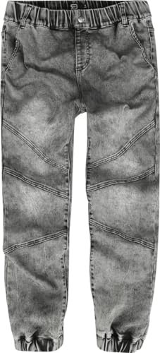RED by EMP Herren dunkelgraue Jeans mit Abnäher auf den Beinen XL