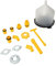 Vomeko Spill Proof Radiator Coolant Filling Funnel Kit,No-Spill Coolant Funnel Kit,Spill Proof Radiator Funnel Bleeder Car Yacht Boat Sliver Spill Proof Cooling Fluid Bleeder