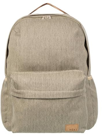 Roxy Party Waves Kleiner kompakter Rucksack mit Außenaufbewahrung und verstellbaren Trägern, Pergament, 15 l