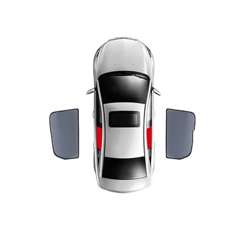 Parasol Coche para Nissan para Qashqai para J11 2014 2015 2016 2017 2018-2021 Parasol Magnético Coche Escudo Marco Parabrisas Delantero Cortina Accesorios Parasol Parasol La Ventana Coche(2PCS Rear)