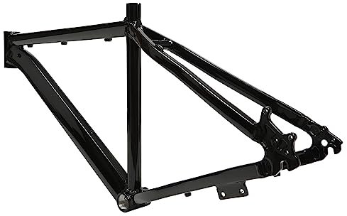 C-Juzarl 26 Zoll MTB Fahrrad Rahmensatz, 17 Zoll Fahrradrahmen Fahrrad Rahmen Zubehör für 26-in Mountainbike, Mountainbike Rahmen, Aluminiumlegierungrahmen, MTB Fahrrad Rahmensatz (Schwarz)