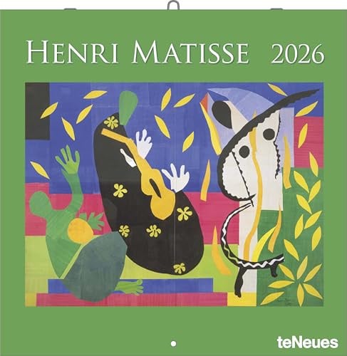 teNeues - Henri Matisse 2026 – Kunst-Wandkalender 30x30 cm (30x60 cm geöffnet) | Broschürenkalender für Kunstliebhaber