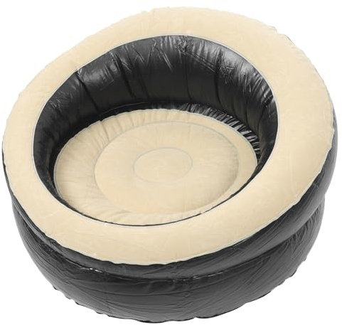 UPKOCH Faltbares Aufblasbares Sofa für Haushalt Bequemer Luftsessel Tragbarer Campingstuhl PVC Luftsofa mit Atmungsaktivität Klappbarer Hocker für