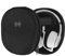 Geekria Elite - Custodia di ricarica per cuffie compatibile con Sony, Bose, JBL, AKG e altri, custodia rigida da viaggio con vano per cavi, colore nero