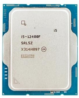 Processore CPU I5 12400F 2,5GHz 6-core 12-thread 10NM L3=18M 65W LGA 1700 Senza dispositivo di raffreddamento