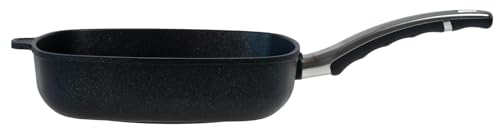 BAF Gigant Newline Viereckgrillpfanne, Aluguss, Schwarz, 26 cm