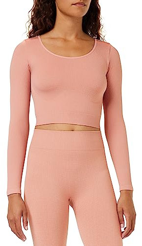 sloggi Donna Ever Infused Aloe Crop Top Ls, Foggy Mauve, S