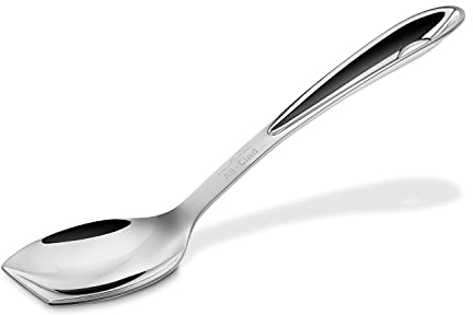 All-Clad Specialty Stainless Steel Kitchen Gadgets Solid Spoon Kitchen Tools, Kitchen Hacks Silver