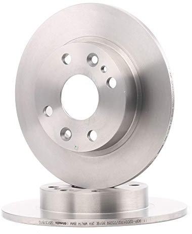 BREMBO 08.7378.10 2x Bremsscheiben Hinten Ø231mm voll Kompatibel mit MAZDA MX-5 I NA B46126251A B46126251C B46126251D