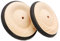 Holzrad aus Buche mit Gummireifen 64mm, 2 Stk - Räder aus Holz Made in Austria