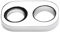 Nuie CIR91 ǀ Modern Bathroom Shower Accessories Universal Hose Retainer for Slide Rail Kits, 10mm x 80mm, Silver