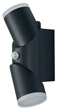 Osram LED Wand- und Deckenleuchte, Leuchte für Außenanwendungen, Warmweiß, Integrierter Tageslicht- und Bewegungssensor, Endura Style UpdownFlex Sensor