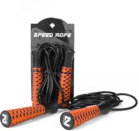 LNX Springseil Speed Rope Kugelgelagert - ideal für Kampfsport, Fitness, Ausdauer & Abnehmen. Boxen, MMA, Crossfit,