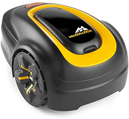 McCulloch ROB Elektrischer Rasenmäher S600: Mähroboter für Gärten bis 600 qm, Schnitthöhe 20-50 mm, Steigung 35 Prozent, Diebstahlschutz, Mulchfunktion (Art.-Nr. 00096-77.981.25)