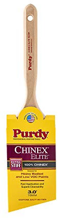 Purdy 3' 144552930 Chinex Elite Glide Paint Brush, Angle Sash, Fluted