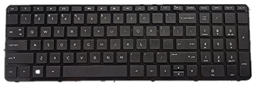 fqparts Replacement Laptop Tastatur für for HP 15-R000 15-r100 031ds 032ds 033ca 033ds 034ds 035ds 036ds 038ca 039ca 050nr 053cl 001TU 002TU 003TU 004TU 005la 005TU Schwarz US-englische Ausgabe