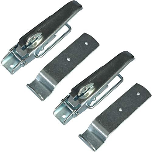 2x Exzenterverschluss 210mm mit Halter Spannverschluss PKW Anhänger Bordwandverschluss abschließbar