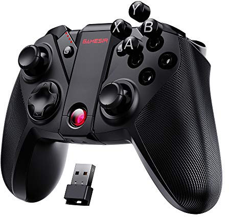 GameSir G4 Pro Mando Inalámbrico para PC/iOS/Android Phone, Dual Shock USB Mobile Gamepad para Apple TV Arcade MFi Games, Cloud Gaming Controller con ABXY extraíble