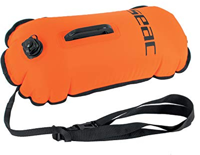 SEAC, Hydra, Boa Gonfiabile da Nuoto, 30 x 56 cm, 20 lt Unisex Adulto, Arancione, taglia unica