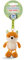 NICI- Porte-clés Renard 7cm, 47552, Orange/Beige