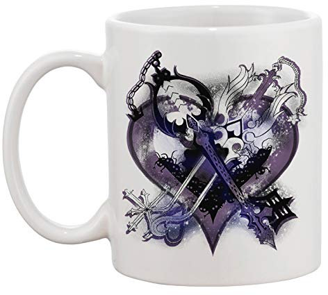 Hopestly Kingdom Hearts Keyblades White Mug Coffee Tea Men's Women's Ceramic Cup