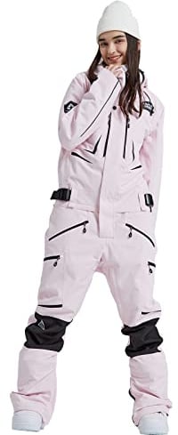Damen und Herren Skianzüge Einteiler Overall Winter Outdoor Wasserdicht Warm Schneeanzüge, 724 Stück, Large