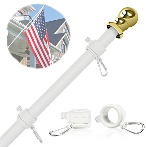 NQ Flag pole Heavy-Duty Outdoor Yard Flag Pole Kit for House and Porch