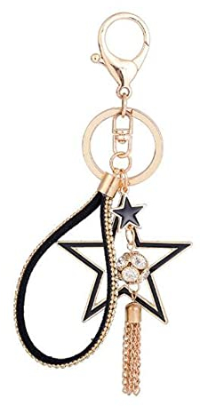 ARFUKA Schlüsselanhänger Stern Anhänger Autoschlüsselanhänger Taschenanhänger Keychain für Geburtstag Weihnachten Feiertag