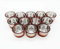 Set of 12 Mercury Glass Tea Light Holders Candle Votive Wedding Decoration 3.3 CM H (ROSE GOLD)