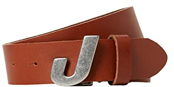 JACK & JONES Herren Jacjones J Leather Belt Gürtel, Cognac, 105