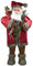 Stephans Möbelbörse 70cm Weihnachtsmann Santa Claus Nikolaus Weihnachten Figur Weihnachts Deko Weihnachtsmänner Saisonal Weihnachtsbaum Dekoration Christbaumschmuck Geschenk XL M3