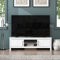Galano Limestone Wide TV Stand – 150 cm Entertainment Unit for TVs up to 65 Inches – 2-Door Storage Cabinet – White Finish