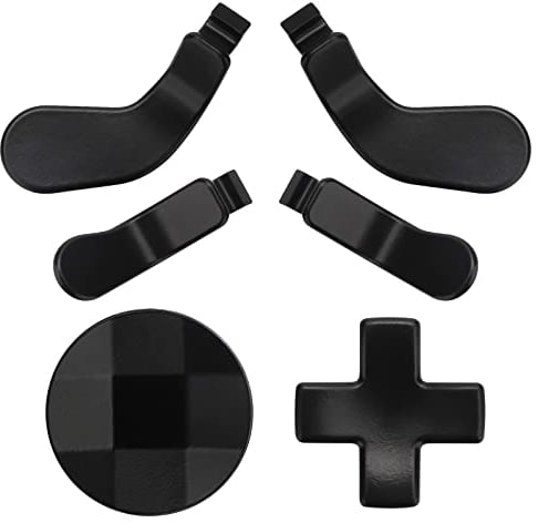 EEEKit 6 in 1 Trigger Paddles D Pads, Metall Edelstahl Paddles Ersatzteile Kompatibel mit Xbox Elite Controller Series 2