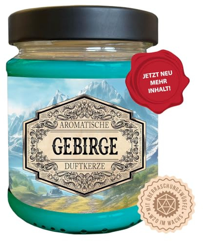Rollenspiel Duftkerze mit Überraschungswürfel (Gebirge)