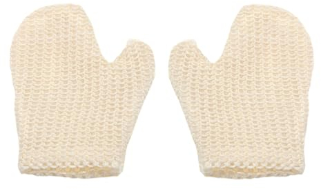 Beavorty 2 Stück Sisal-Badehandschuhe Badehandschuhe Badeschrubber Für Den Körper Spa-Handtücher Peeling-Handschuhe Für Den Körper Peeling Massagehandschuhe Körperwaschhandschuh
