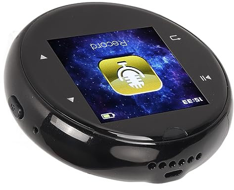 Digitaler Diktiergerät, Bluetooth-Audiorecorder mit Wiedergabe und MP3-Player-Lautsprecher, FM-Radio, Touch-Steuerung, Tragbares Aufnahmegerät für Vorlesungen, Besprechungen (4GB)
