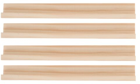 Yardwe 4 Pièces Supports à Dominos en Bois | Porte-cartes stable, Pour dominos, train mexicain, rami, jeux de société