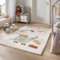 Taracarpet Teppich für das Kinderzimmer Kinderzimmerteppich und Jugendzimmerteppich Soft Kids kuschelig weich in verschiedenen Designs Dino Camping 160x230 cm