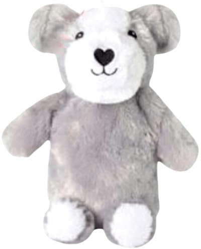 RINCS Essentials Hot Water Bottle – Mini Hot Water Bag with Cover Hand Waist Neck Foot Warmer for Children Kids Adult Pain Relief 750ml Cute Dog Teddy(Design:17)