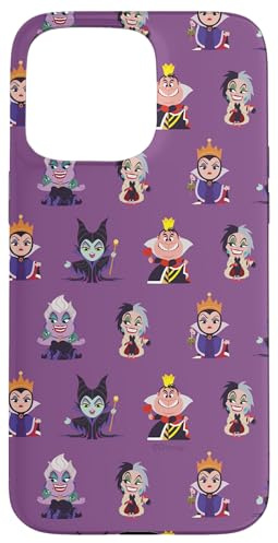 Disney Villains Kawaii Purple Case for iPhone 15 Pro Max