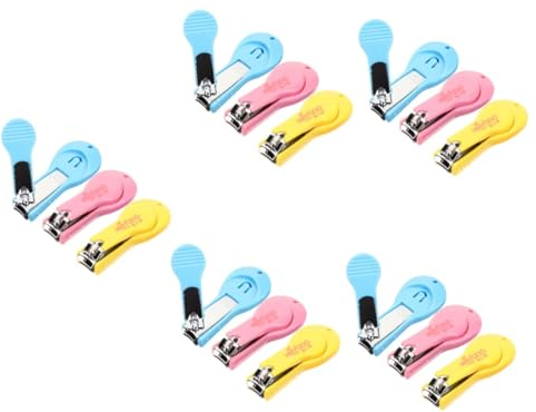 UPKOCH 15 Stk Nagelknipser Für Babys Nagelknipser Für Kinder Baby Nagelschere Kinderschere Nagelschneider Für Babys Baby-maniküre-set Pflegeschere Nagelset Neugeboren Edelstahl Niedlich