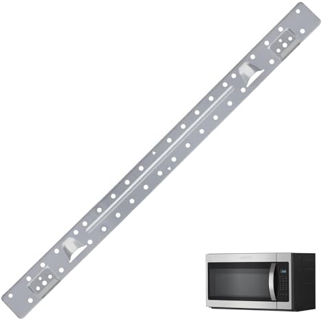 Superbobi W11025649 Microwave Mounting Plate Replacement for Whirlpool Maytag KitchenAid Amana Microwave Mounting Bracket Replace 4545957 AP6245752 PS12074431