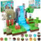ToyUnited Magnetische Bausteine 100 Stück Magnetblöcke - BAU Deinen Eigenen Zauberwald mit Waldtieren, Elfen & Abenteuern! Kreatives Spielzeug ab 4 5 6 7 Jahren für Jungen & Mädchen