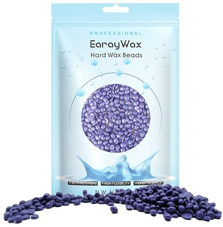 453g Billes de cire pour le corps entier, Billes de cire dure pour l'épilation le visage, le bikini brésilien et les jambes pour Femmes et Hommes