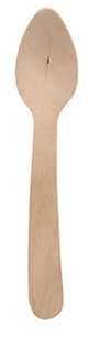 1000 cucharillas de café de madera, 11 cm