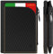 Pago-Slim | Portefeuille Homme, Porte Monnaie Homme, Porte-Carte Homme, Porte Feuille Homme, Portefeuilles et Porte-Cartes Homme, Wallet, Portefeuille Homme Cuir, Portefeuilles Homme, Noir Carbone