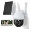 FOSCAM Solar Security Cameras Wireless Outdoor, 4MP 4000mAh Battery Powered WiFi Camera for Home Surveillance with Spotlights,Remote PT Control,PIR Human Detection,Color Night Vision,2-Way Audio,IP65